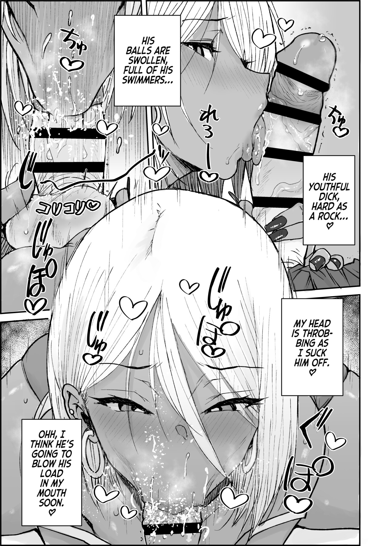 Hentai Manga Comic-I, Your Humble College Student, Busted Loads Into My 35 Y/O Dark-Skinned Gyaru Landlady While She Rode Me Cowgirl-Read-8